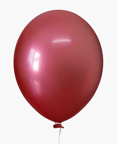 BALAO N9 HAPPY DAY C/25 ALUMINIO VERMELHO