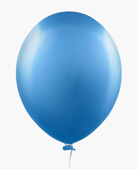 BALAO N9 HAPPY DAY C/25 ALUMINIO AZUL