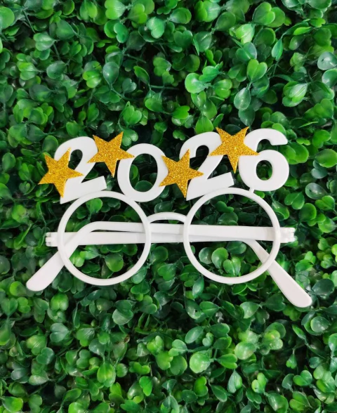 ACESSÓRIO ÓCULOS 2026 PURPURINA OURO - RASUL