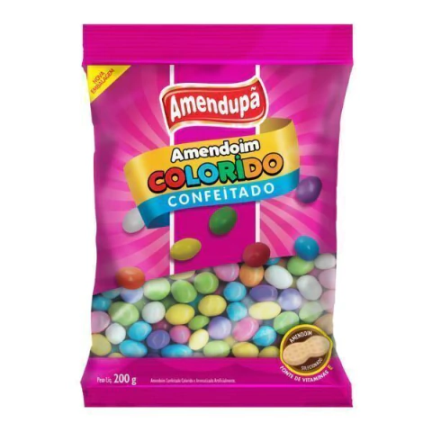AMENDOIM AMENDUPÃ 200G COLORIDO