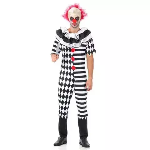 FANTASIA ADULTO 43515 PALHACO ASSASSINO