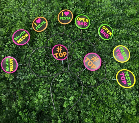 TIARA RASUL C/10 FESTA NEON N14