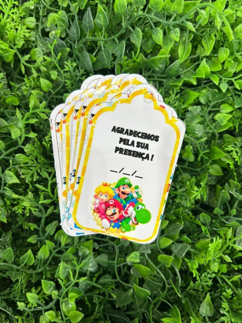 TAG ISOFESTAS C/8 SUPER MARIO