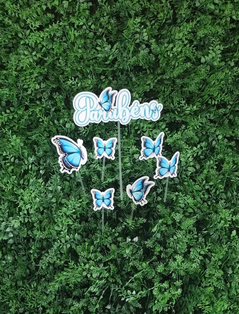 TOPO DE BOLO ISOFESTAS JARDIM ENCANTADO