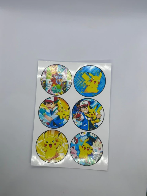 ADESIVO REDONDO ISOFESTAS POKEMON MOD2