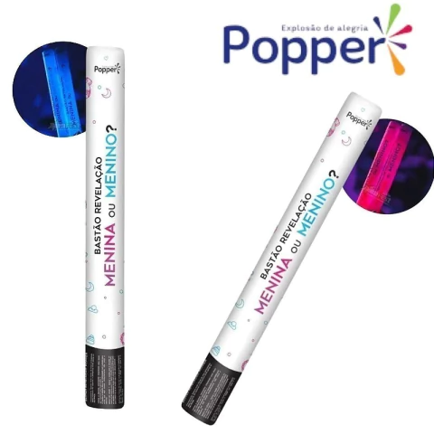 BASTÃO REVELAÇÃO POPPER UN MENINA