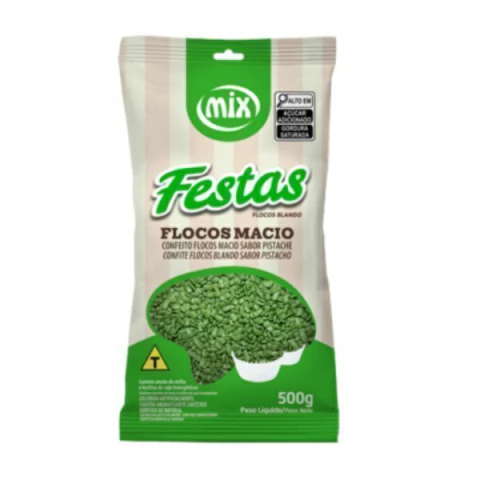 GRANULADO MIX 500G FLOCOS MACIO PISTACHE