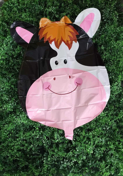 BALÃO METALIZADO FESTA 75CM SAFARI VACA