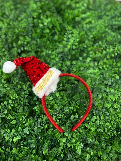 ACESSÓRIO TIARA GORRO LUXO FELIZ NATAL - TEMMA