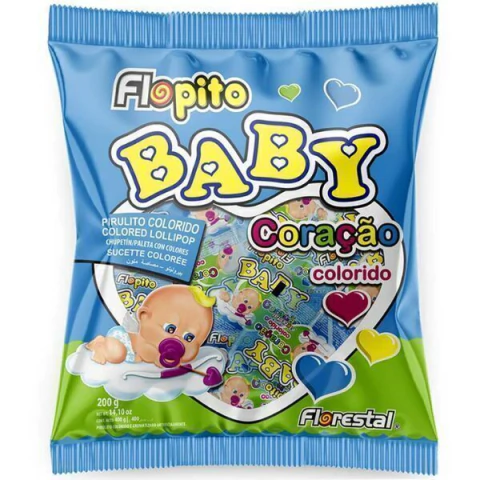 PIRULITO FLORESTAL 200G BABY COLORIDO