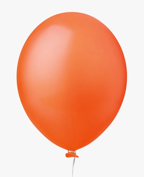 BALAO N16 HAPPY DAY C/10 LARANJA