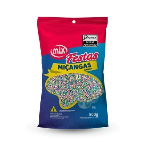 CONFEITO MIX 500G MIÇANGA CANDY COLORS
