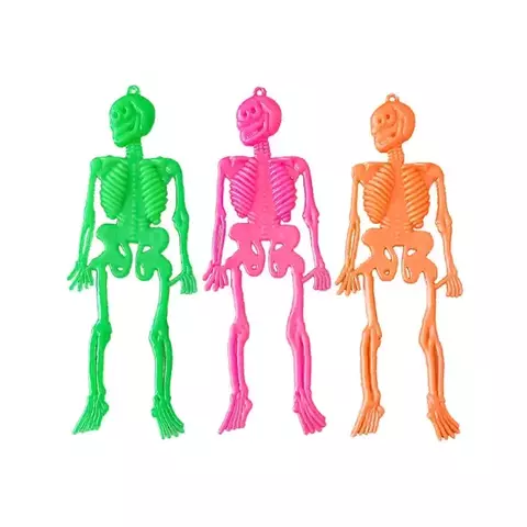 DECORAÇÃO HALLOWEEN BRASILFLEX C/12 ESQUELETO