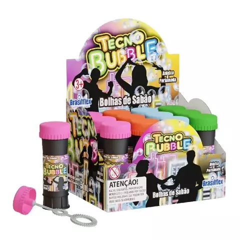 BOLHA DE SABAO BRASILFLEX C/12 TECNO BUBBLE