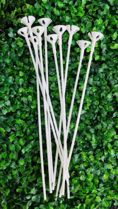 SUPORTE PARA BALÃO KLF 28CM C/10 BRANCO