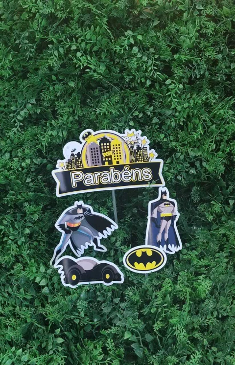 TOPO DE BOLO ISOFESTAS BATMAN