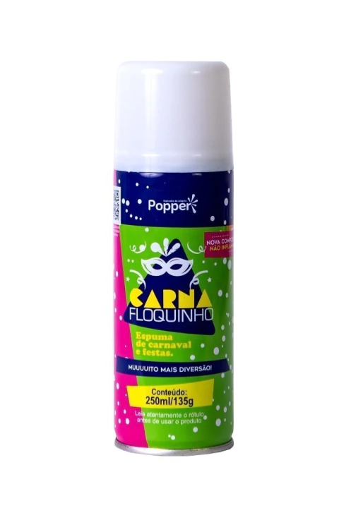 ESPUMA POPPER 250ML CARNAFLOQUINHO