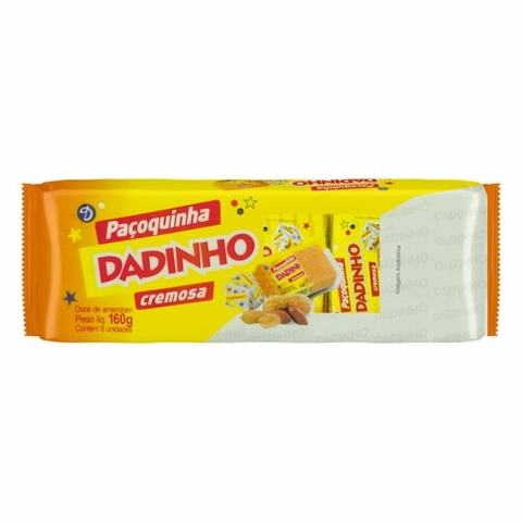 PAÇOCA DADINHO 8X20G QUADRADA