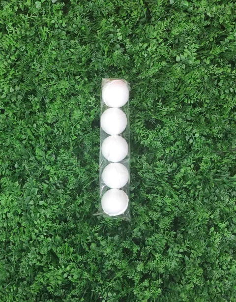 BOLA DE ISOPOR C/5 50MM MACIÇA