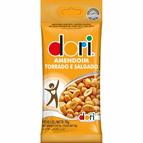 AMENDOIM DORI 70G TORRADO E SALGADO