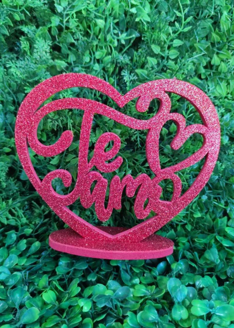 DECORAÇÃO DE MESA PIFFER 15X13CM CELEBRE TE AMO