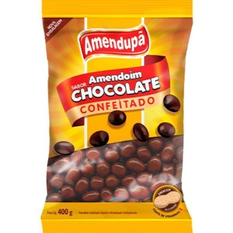 AMENDOIM AMENDUPÃ 400G CHOCOLATE