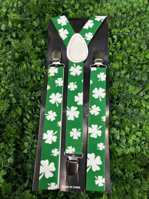 ACESSÓRIO SUSPENSÓRIO SAINT PATRICK - PONTO DAS FESTAS