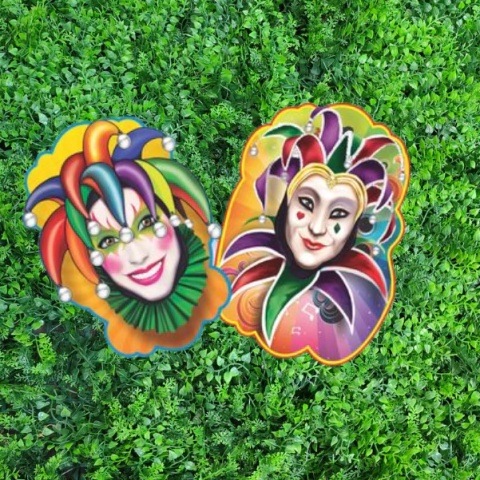 KIT PAINEL FESTA MALUCA C/2 ARLEQUIM E ARLEQUINA