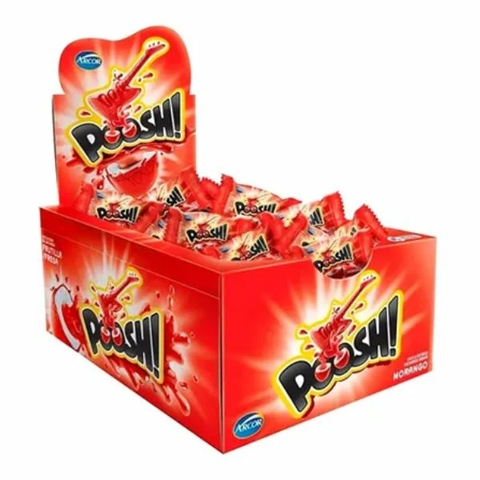 CHICLE ARCOR 200G POOSH MORANGO