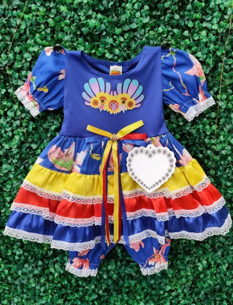 VESTIDO JUNINO GUGUDADA INFANTIL
