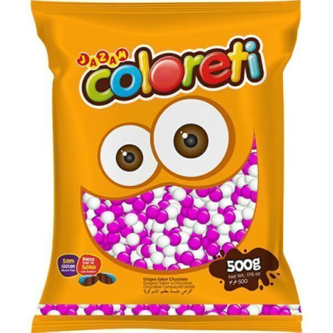 COLORETI JAZAM 500G ROSA/BRANCO