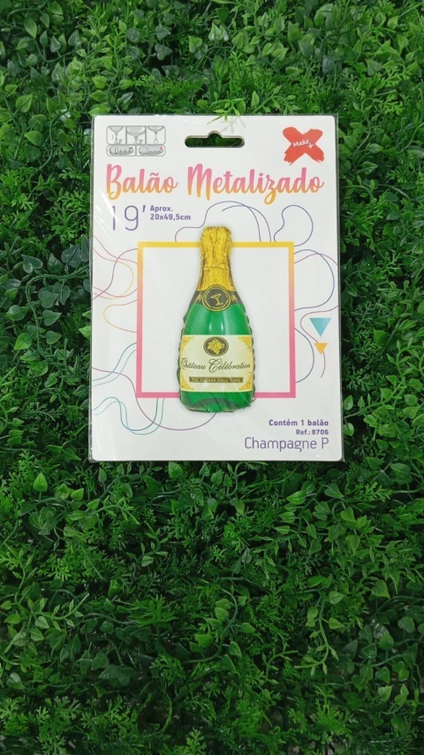 BALÃO METALIZADO MAKE+ 19” CHAMPAGNE