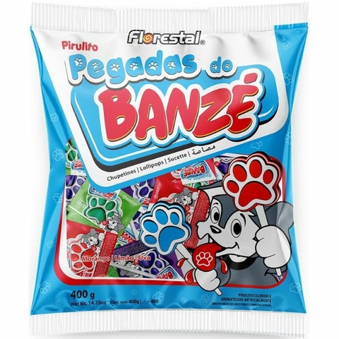 PIRULITO FLORESTAL 400G PEGADAS DO BANZÉ