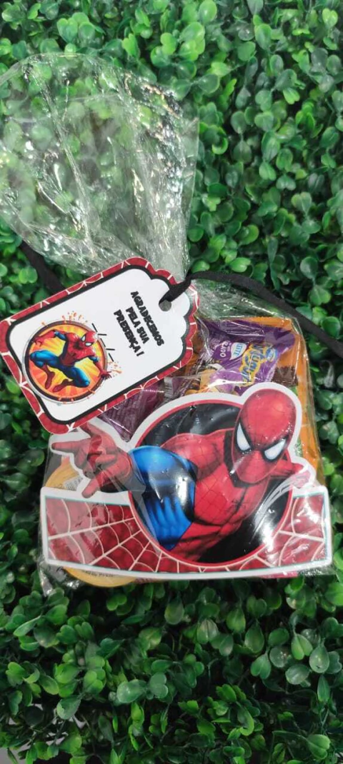 SACOLINHA SURPRESA ISOFESTAS C/8 HOMEM ARANHA
