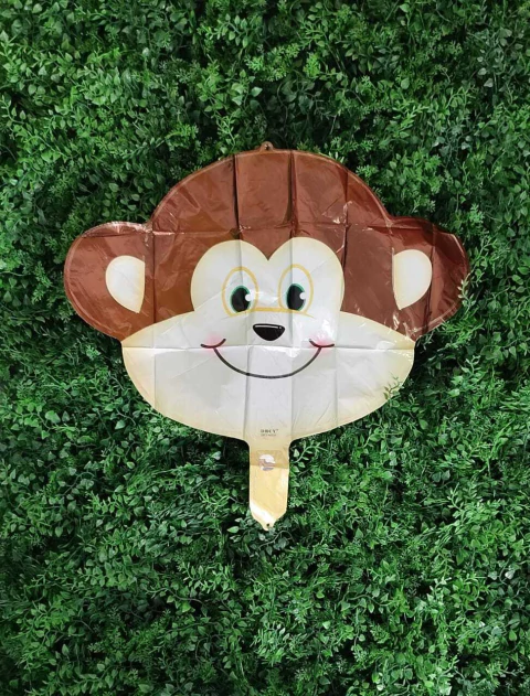 BALÃO METALIZADO FESTA 35CM SAFARI MACACO