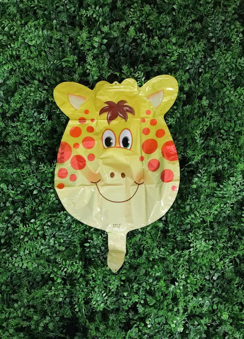 BALÃO METALIZADO FESTA 35CM SAFARI GIRAFA