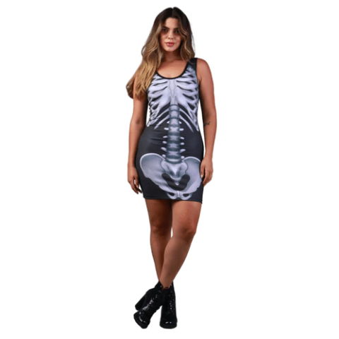 FANTASIA ADULTA 42470 ESQUELETO VESTIDO
