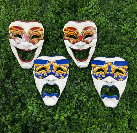 MASCARA FESTA MALUCA C/4 TEATRO