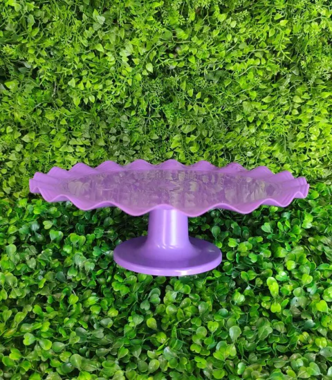 BOLEIRA LSC ONDULADA 26CM ROXO
