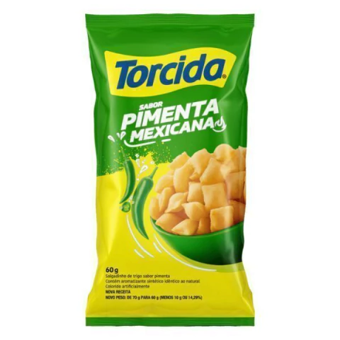 SALGADINHO ELMA CHIPS 60G TORCIDA PIMENTA MEXICANA