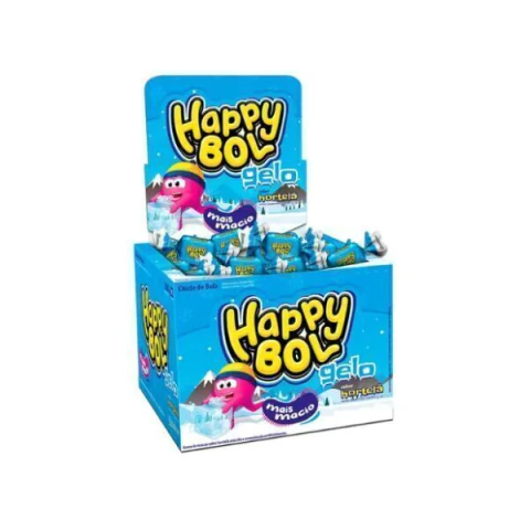 CHICLE FLORESTAL 140G HAPPY BOL GELO
