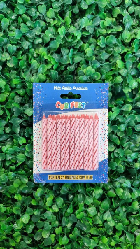 VELA CURIFEST C/20 PALITO PREMIUM VERMELHO