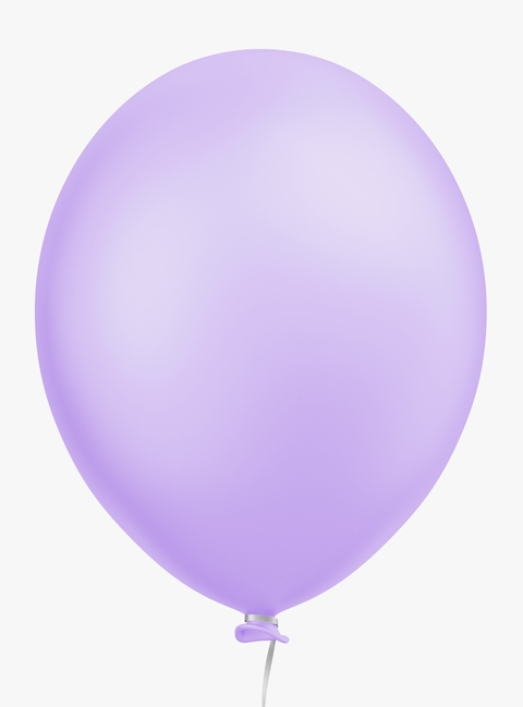 BALAO N16 HAPPY DAY C/10 PER. CANDY LILAS