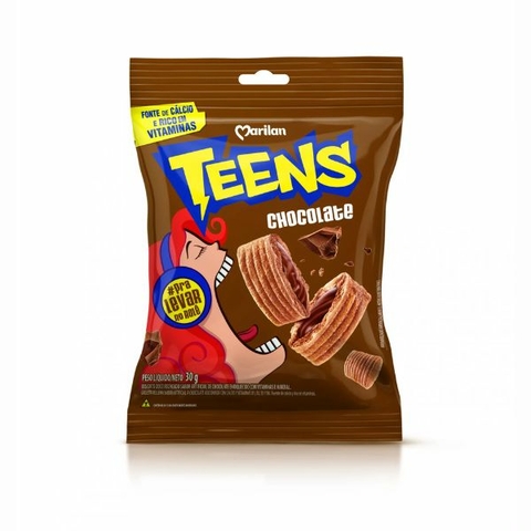 BISCOITO MARILAN 30G TEENS CHOCOLATE