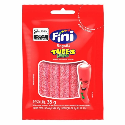 FINI 10X35G TUBES MORANGO CITRICO