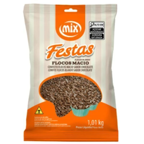 GRANULADO MIX 1,01KG FLOCOS MACIO CHOCOLATE