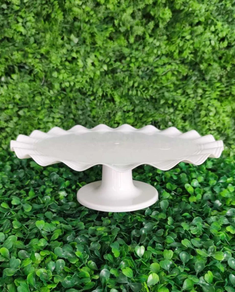 BOLEIRA LSC ONDULADA 26CM BRANCO