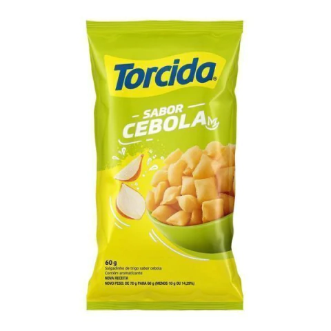 SALGADINHO ELMA CHIPS 60G TORCIDA CEBOLA