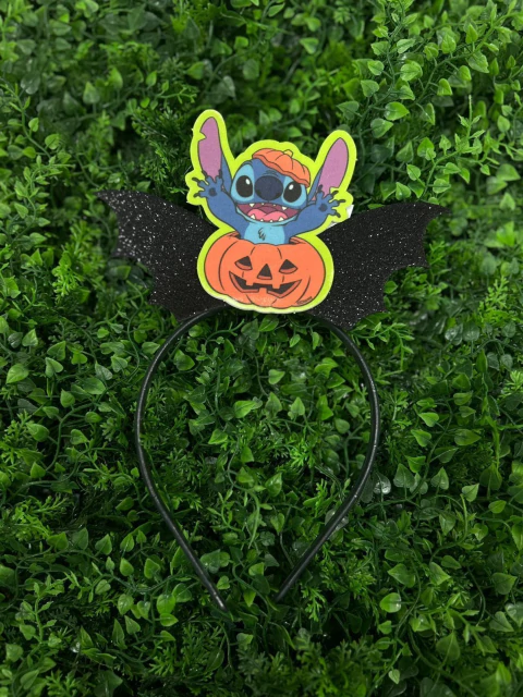 ACESSÓRIO TIARA STITCH HALLOWEEN SORTIDA