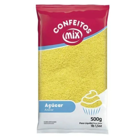 AÇÚCAR CRISTAL MIX 500G AMARELO